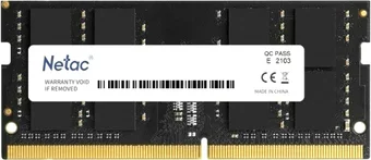 Netac Basic 16ГБ DDR5 SODIMM 4800 МГц NTBSD5N48SP-16